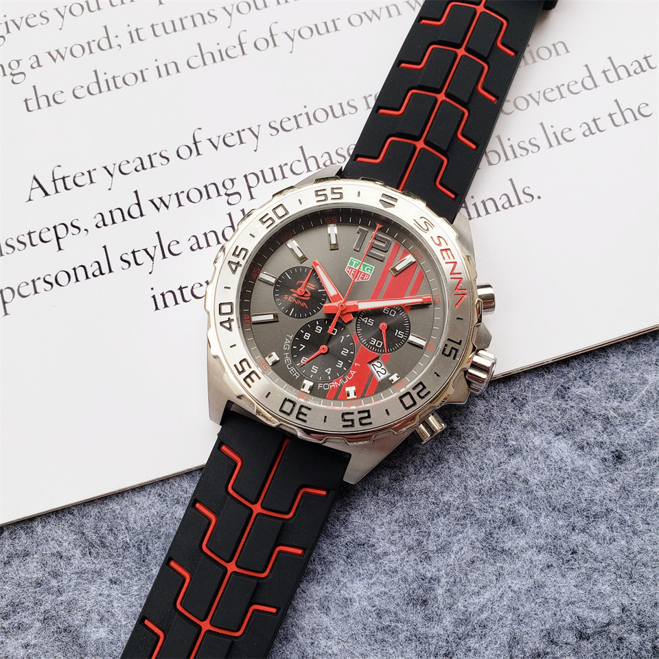 Men's Quartz Watch Chronograph 904L Stainless Steel 45mm-TAG194