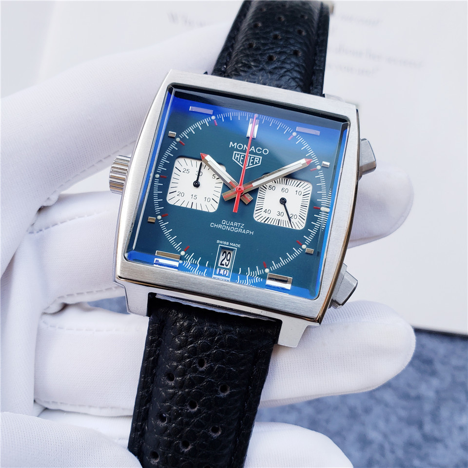 Men's Quartz Watch Chronograph 904L Stainless Steel 40mm-TAG174