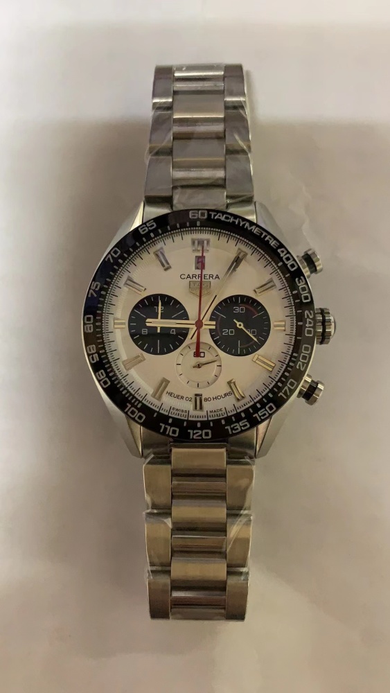 Men's Quartz Watch Chronograph 904L Stainless Steel 42mm-TAG181