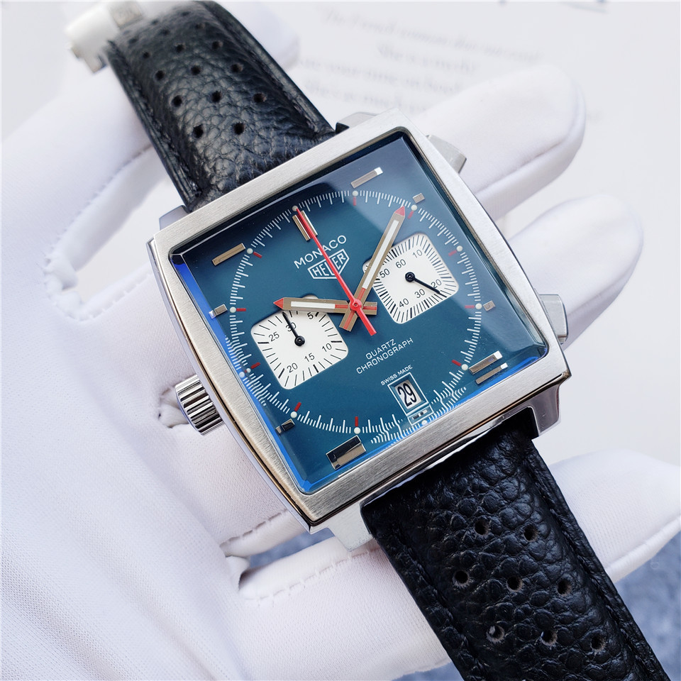 Men's Quartz Watch Chronograph 904L Stainless Steel 40mm-TAG174