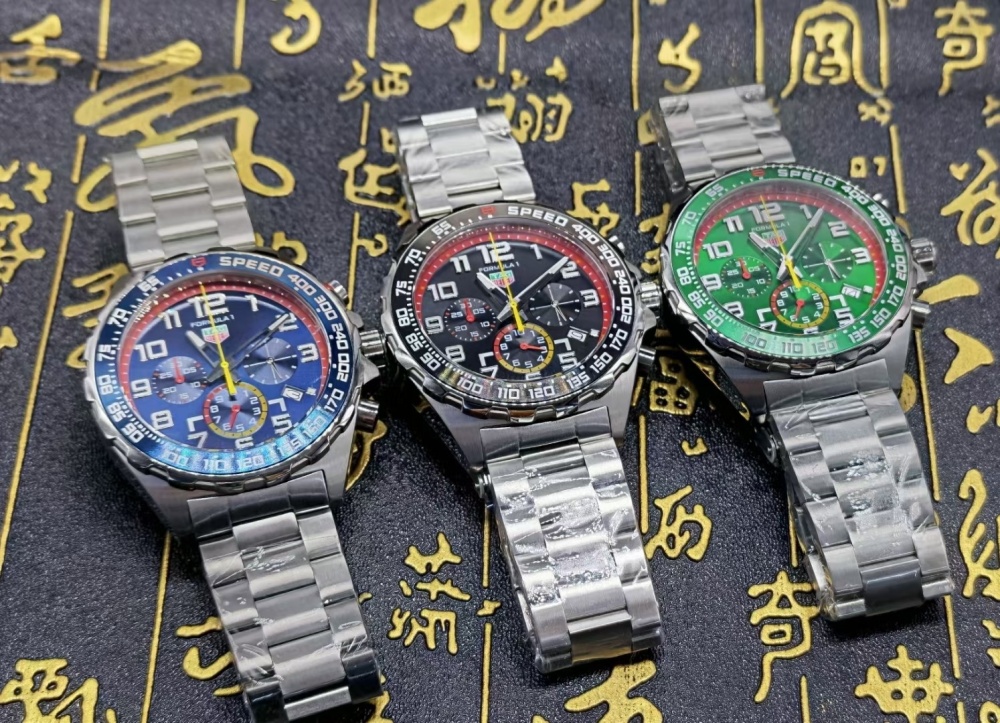Men's Quartz Watch Chronograph 904L Stainless Steel 45mm-TAG226