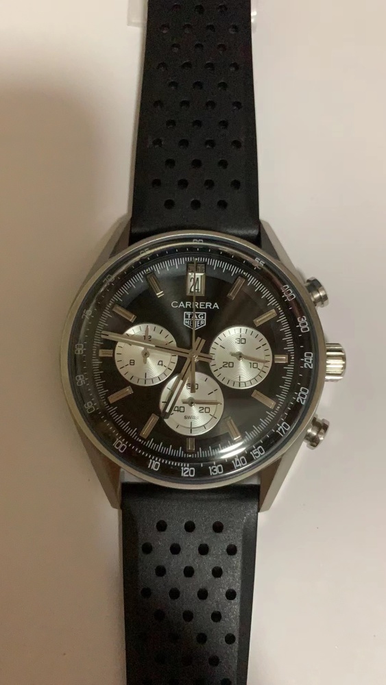Men's Quartz Watch Chronograph 904L Stainless Steel 42mm-TAG265