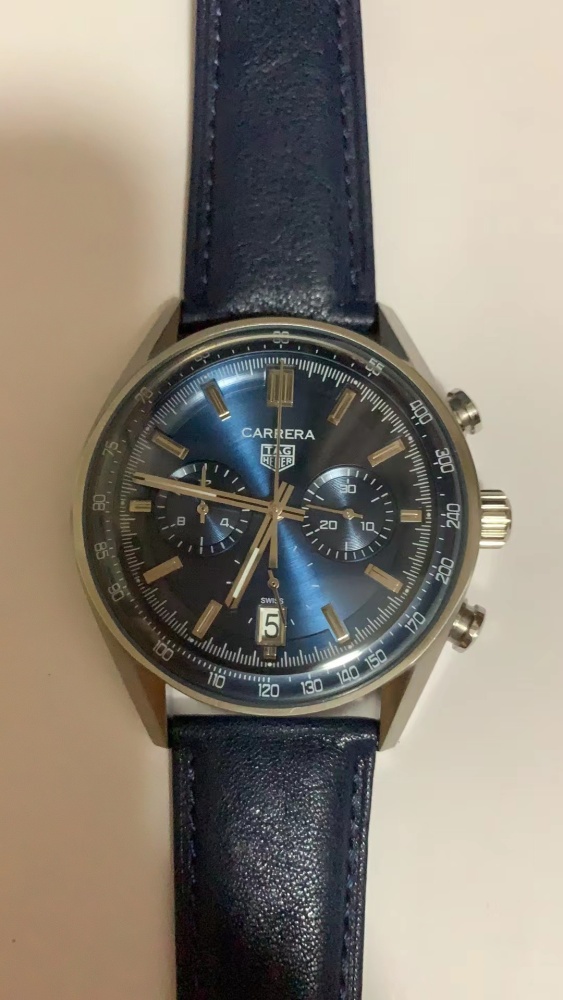 Men's Quartz Watch Chronograph 904L Stainless Steel 42mm-TAG265