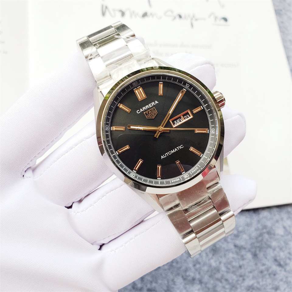 Men's Automatic Mechanical Watch 904L Stainless Steel 42mm-TAG184