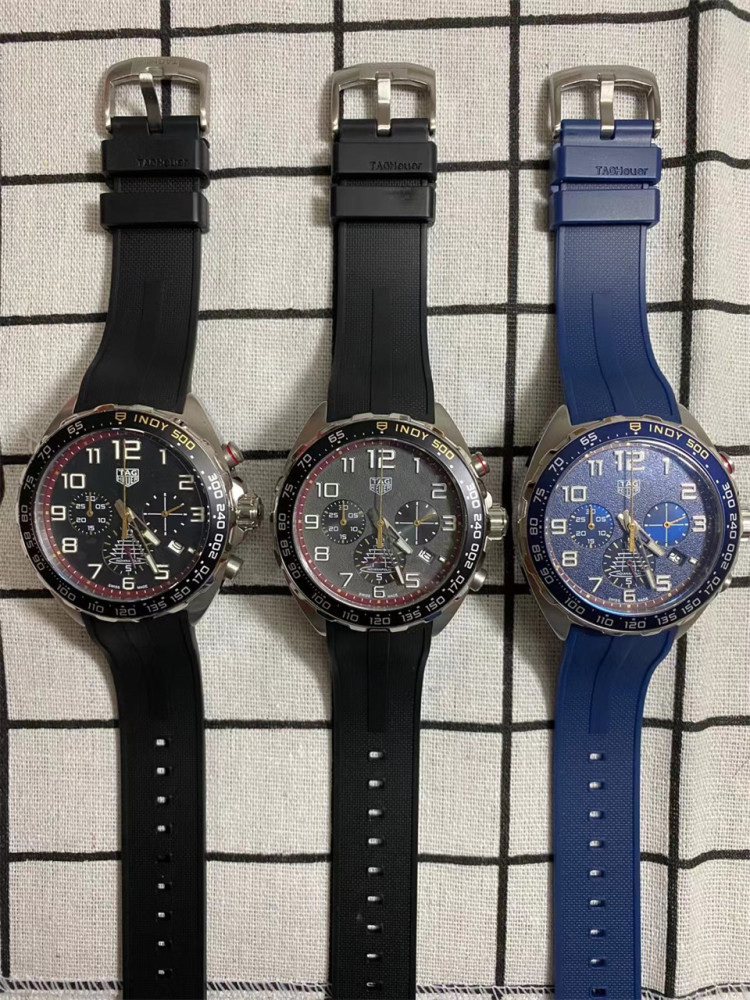 Men's Quartz Watch Chronograph 904L Stainless Steel 44mm-TAG218
