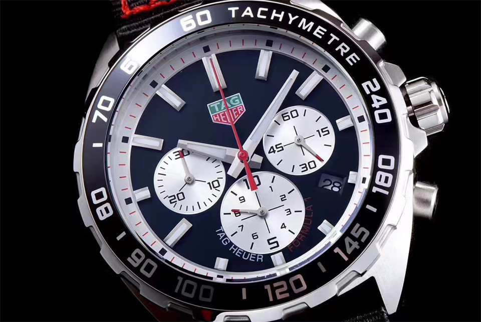 Men's Quartz Watch Chronograph 904L Stainless Steel 44mm-TAG220