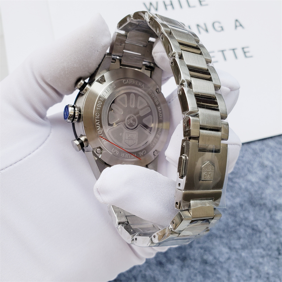 Men's Quartz Watch Chronograph 904L Stainless Steel 45mm-TAG207