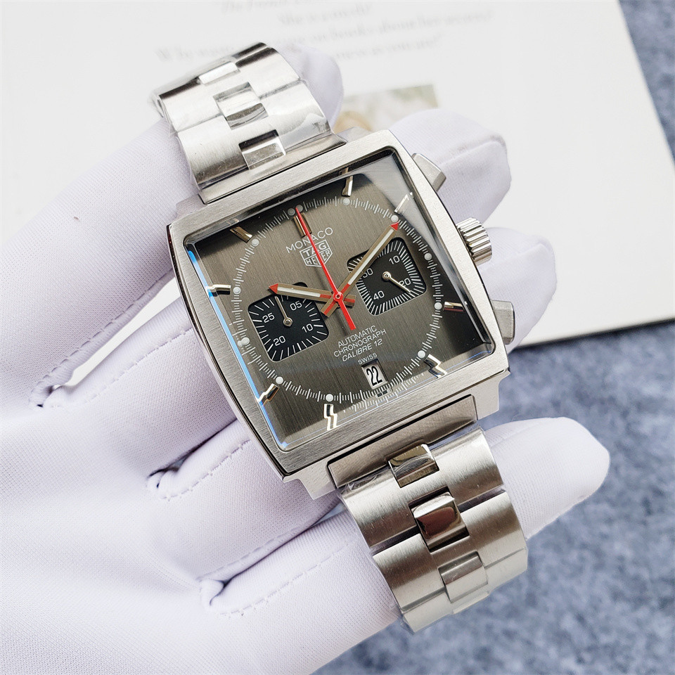 Men's Quartz Watch Chronograph 904L Stainless Steel 40mm-TAG212