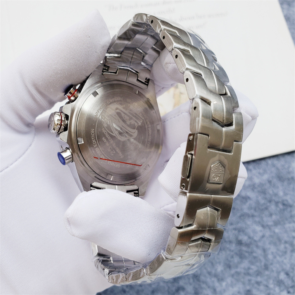 Men's Quartz Watch Chronograph 904L Stainless Steel 45mm-TAG209