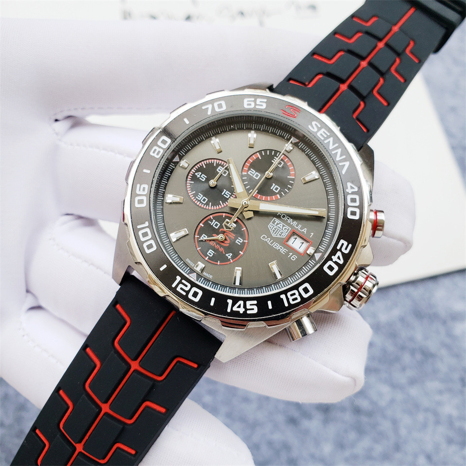 Men's Quartz Watch Chronograph 904L Stainless Steel 45mm-TAG209