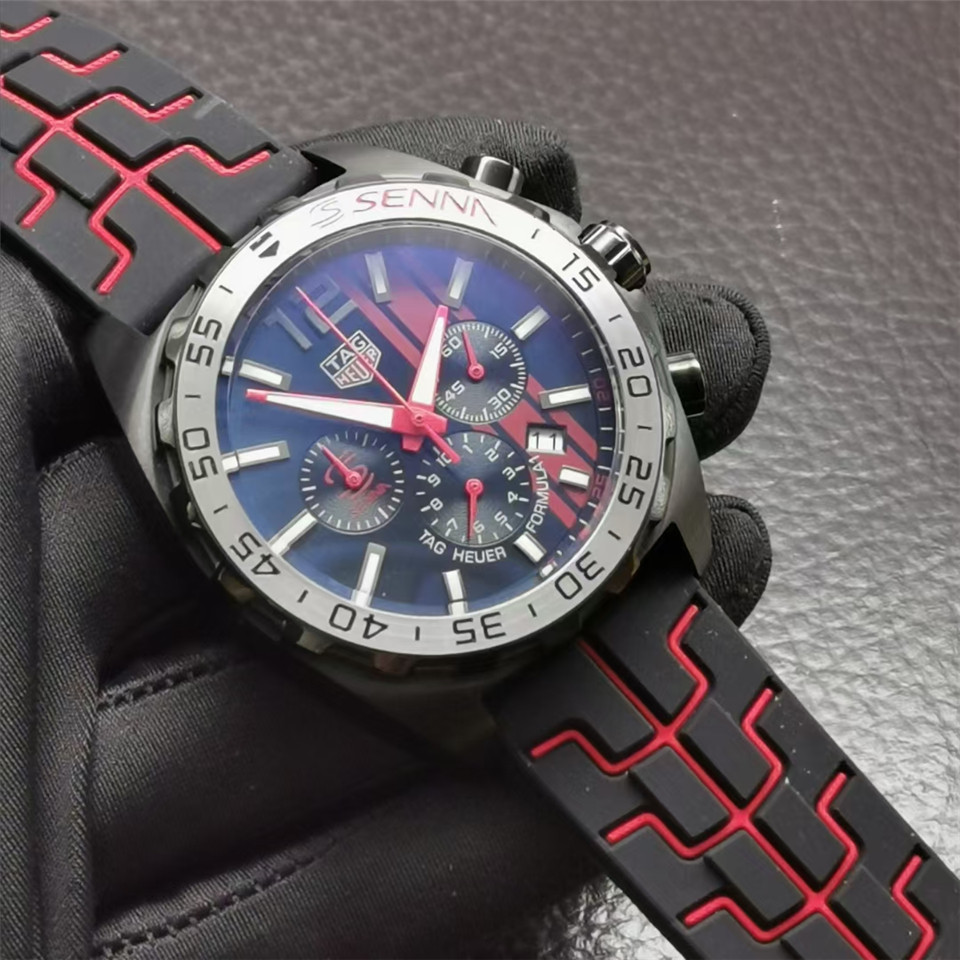 Men's Quartz Watch Chronograph 904L Stainless Steel 45mm-TAG169