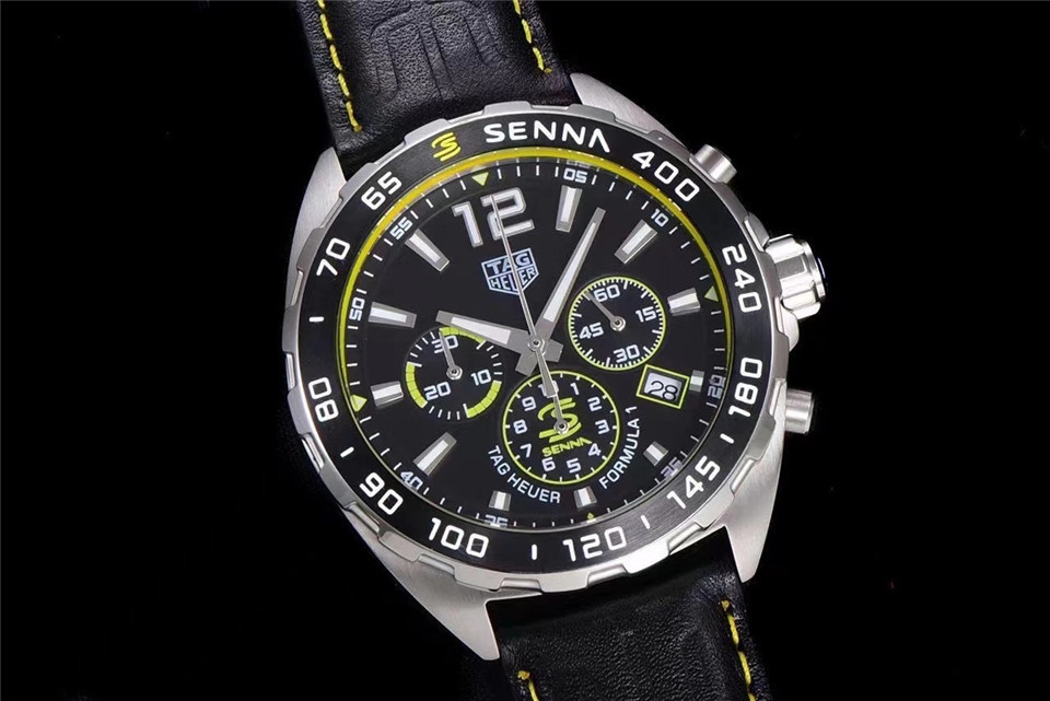 Men's Quartz Watch Chronograph 904L Stainless Steel 46mm-TAG168