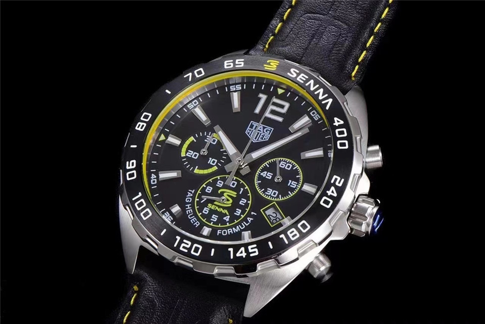 Men's Quartz Watch Chronograph 904L Stainless Steel 46mm-TAG168