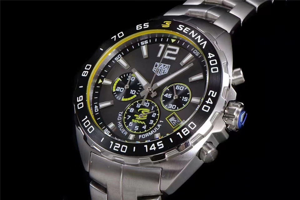 Men's Quartz Watch Chronograph 904L Stainless Steel 46mm-TAG168