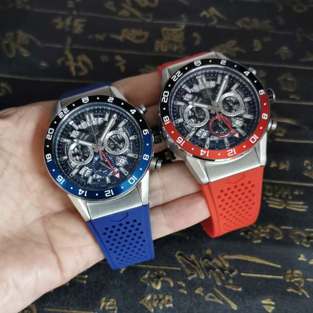 Men's Quartz Watch Chronograph 904L Stainless Steel 45mm-TAG208