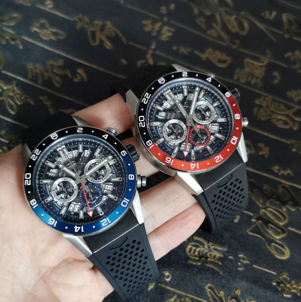 Men's Quartz Watch Chronograph 904L Stainless Steel 45mm-TAG208