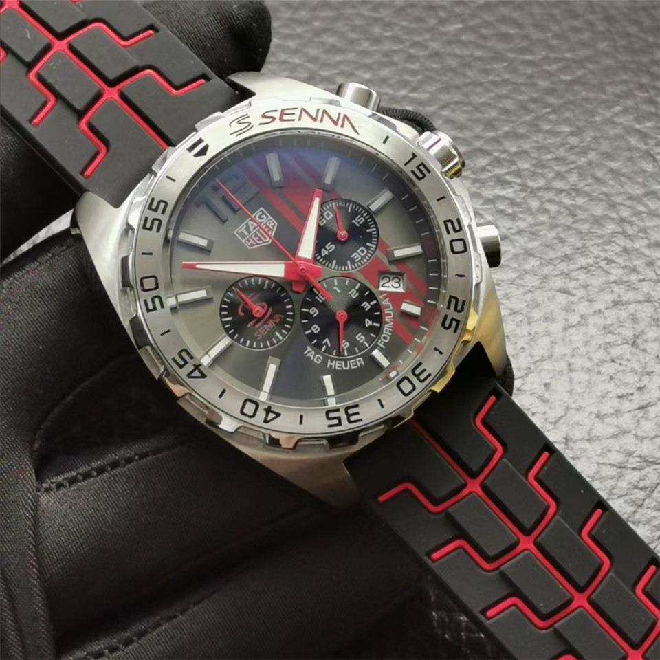 Men's Quartz Watch Chronograph 904L Stainless Steel 45mm-TAG169