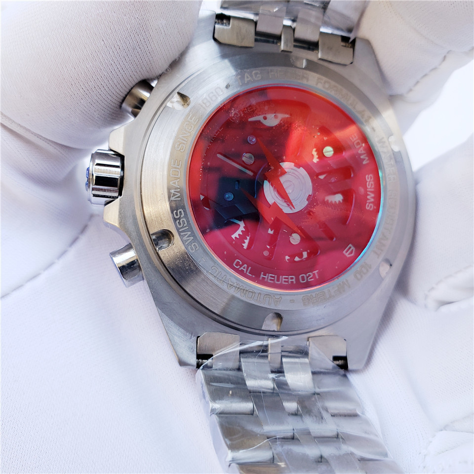 Men's Quartz Watch Chronograph 904L Stainless Steel 45mm-TAG167