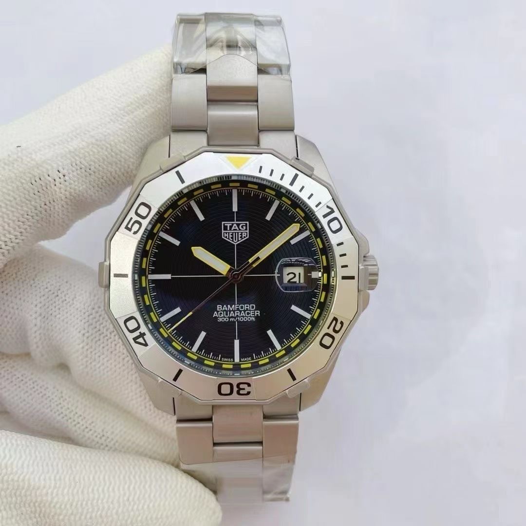 Men's Automatic Mechanical Watch 904L Stainless Steel 43mm-TAG371
