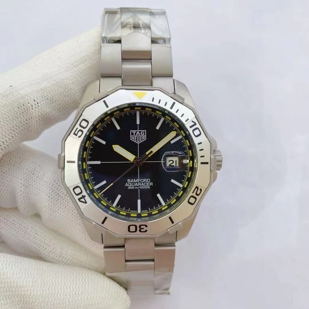 Men's Automatic Mechanical Watch 904L Stainless Steel 43mm-TAG371