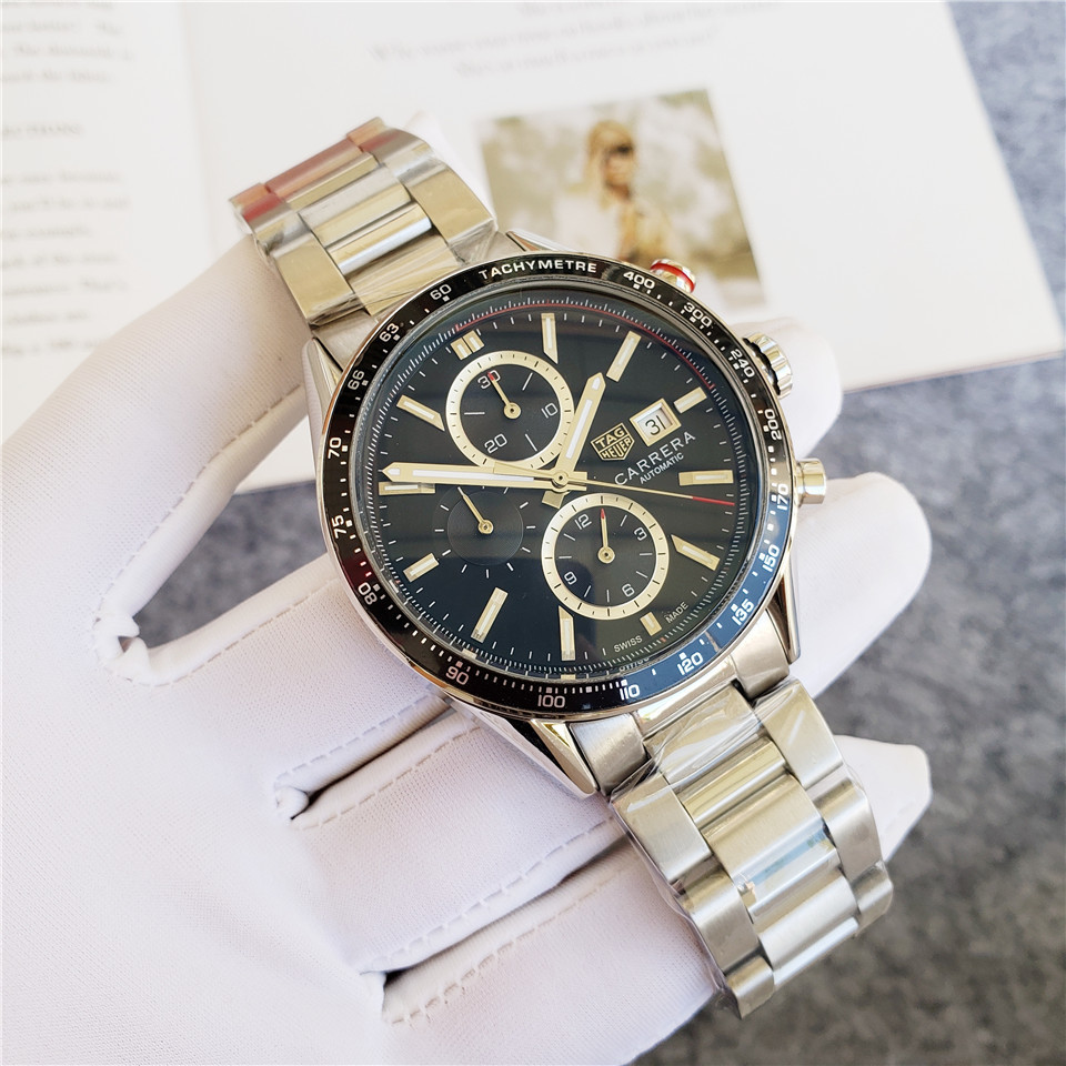 Men's Automatic Mechanical Watch 904L Stainless Steel 44mm-TAG148
