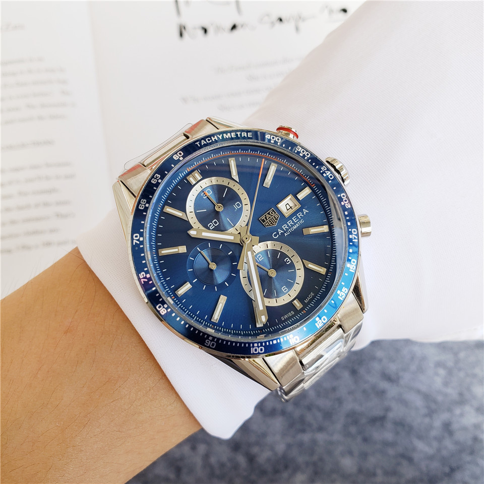 Men's Automatic Mechanical Watch 904L Stainless Steel 44mm-TAG148