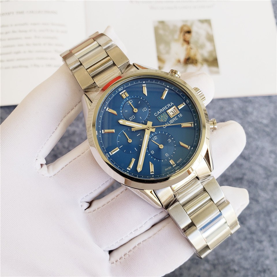 Men's Automatic Mechanical Watch 904L Stainless Steel 44mm-TAG147