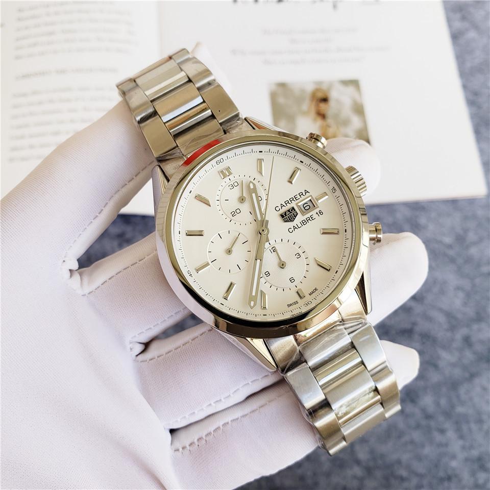 Men's Automatic Mechanical Watch 904L Stainless Steel 44mm-TAG147