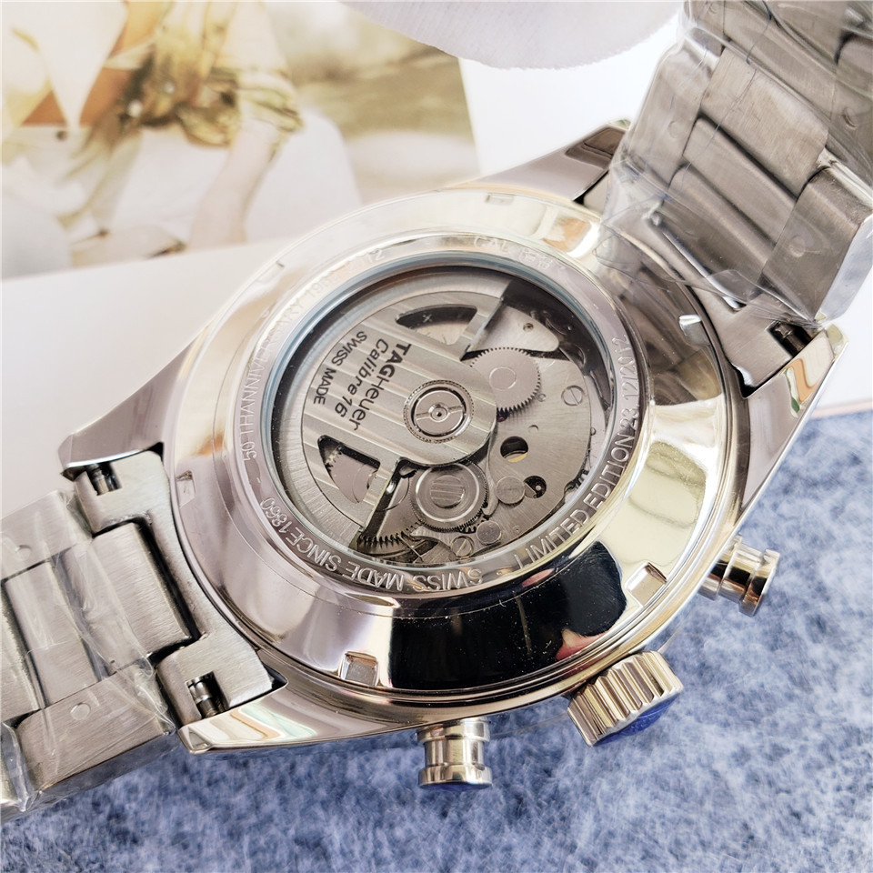 Men's Automatic Mechanical Watch 904L Stainless Steel 44mm-TAG147