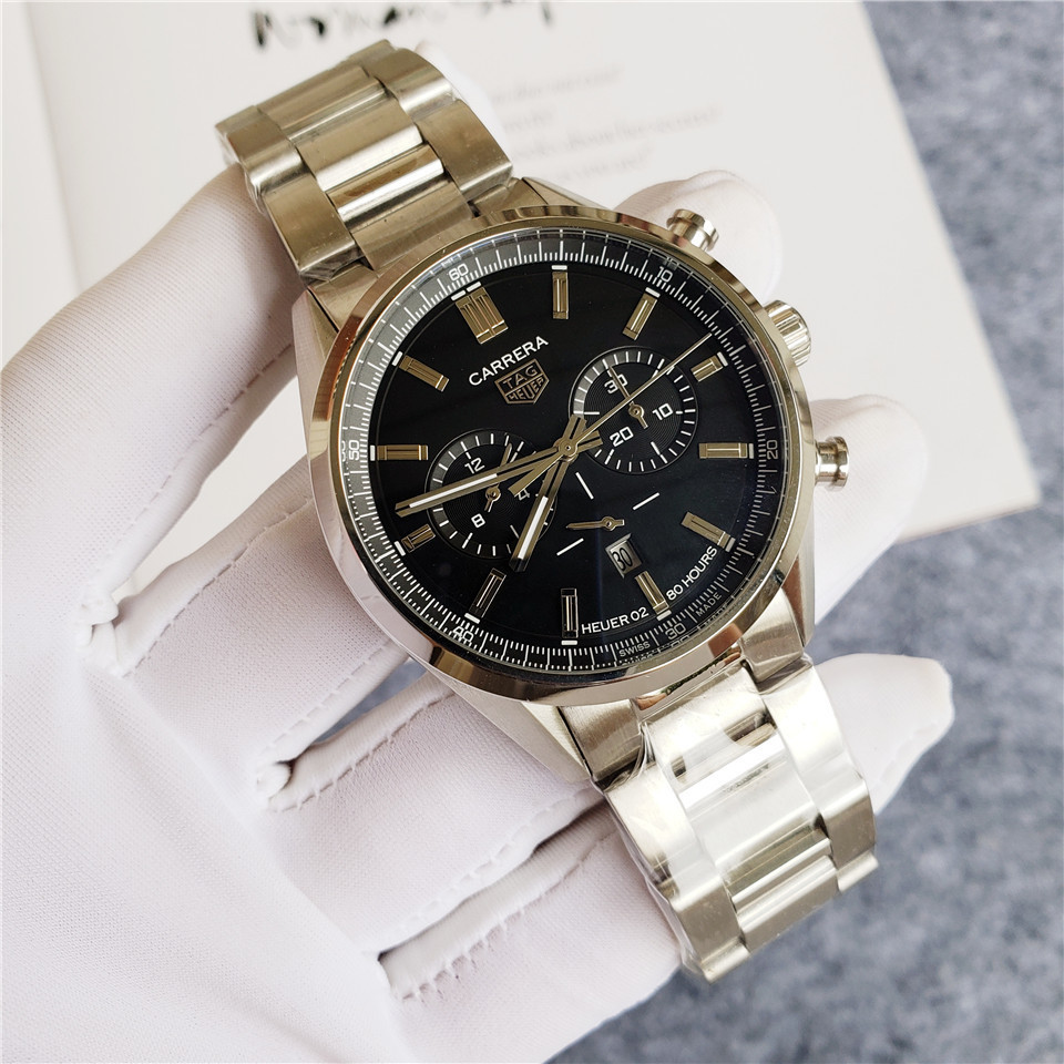 Men's Automatic Mechanical Watch 904L Stainless Steel 42mm-TAG139