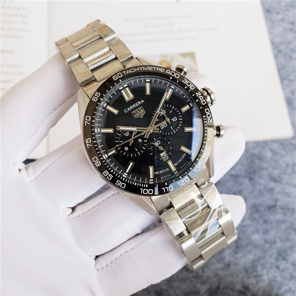 Men's Automatic Mechanical Watch 904L Stainless Steel 43mm-TAG150