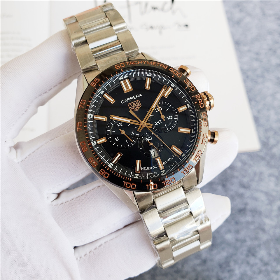 Men's Automatic Mechanical Watch 904L Stainless Steel 43mm-TAG150