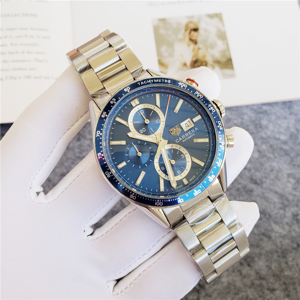 Men's Automatic Mechanical Watch 904L Stainless Steel 44mm-TAG148