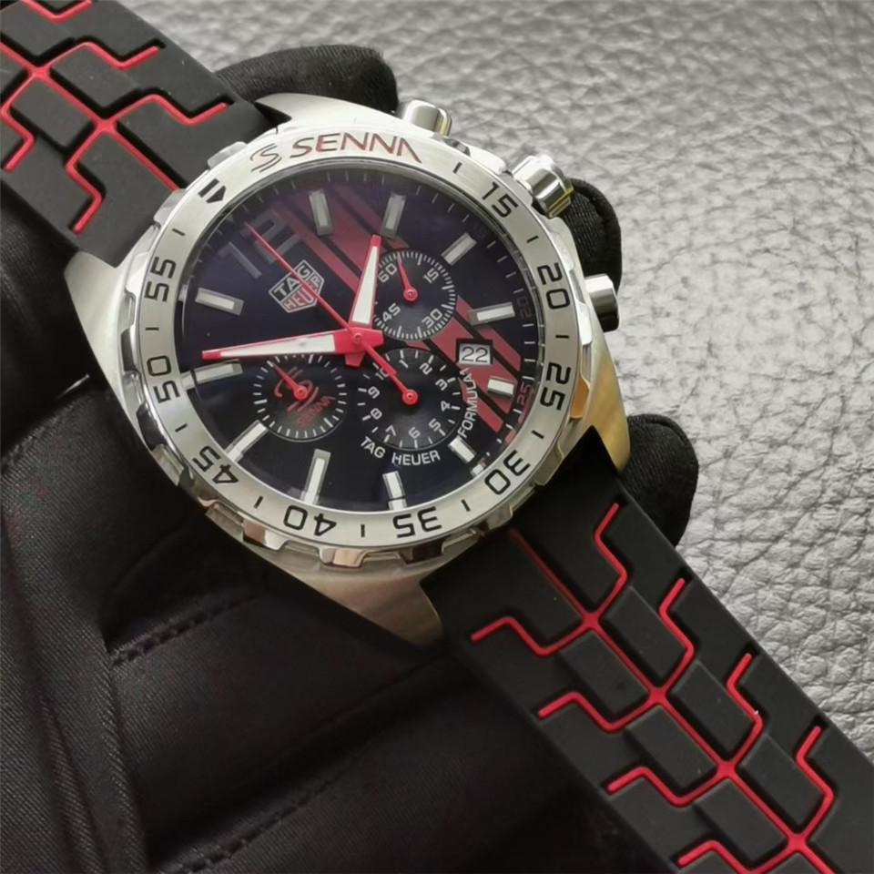 Men's Quartz Watch Chronograph 904L Stainless Steel 45mm-TAG169