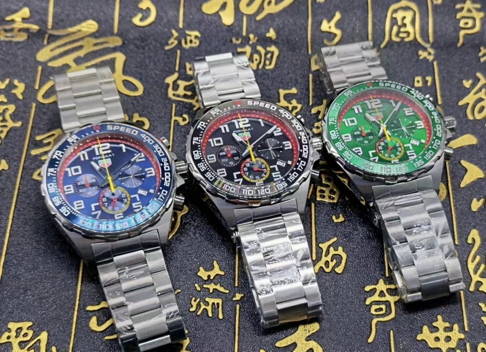 Men's Quartz Watch Chronograph 904L Stainless Steel 45mm-TAG196