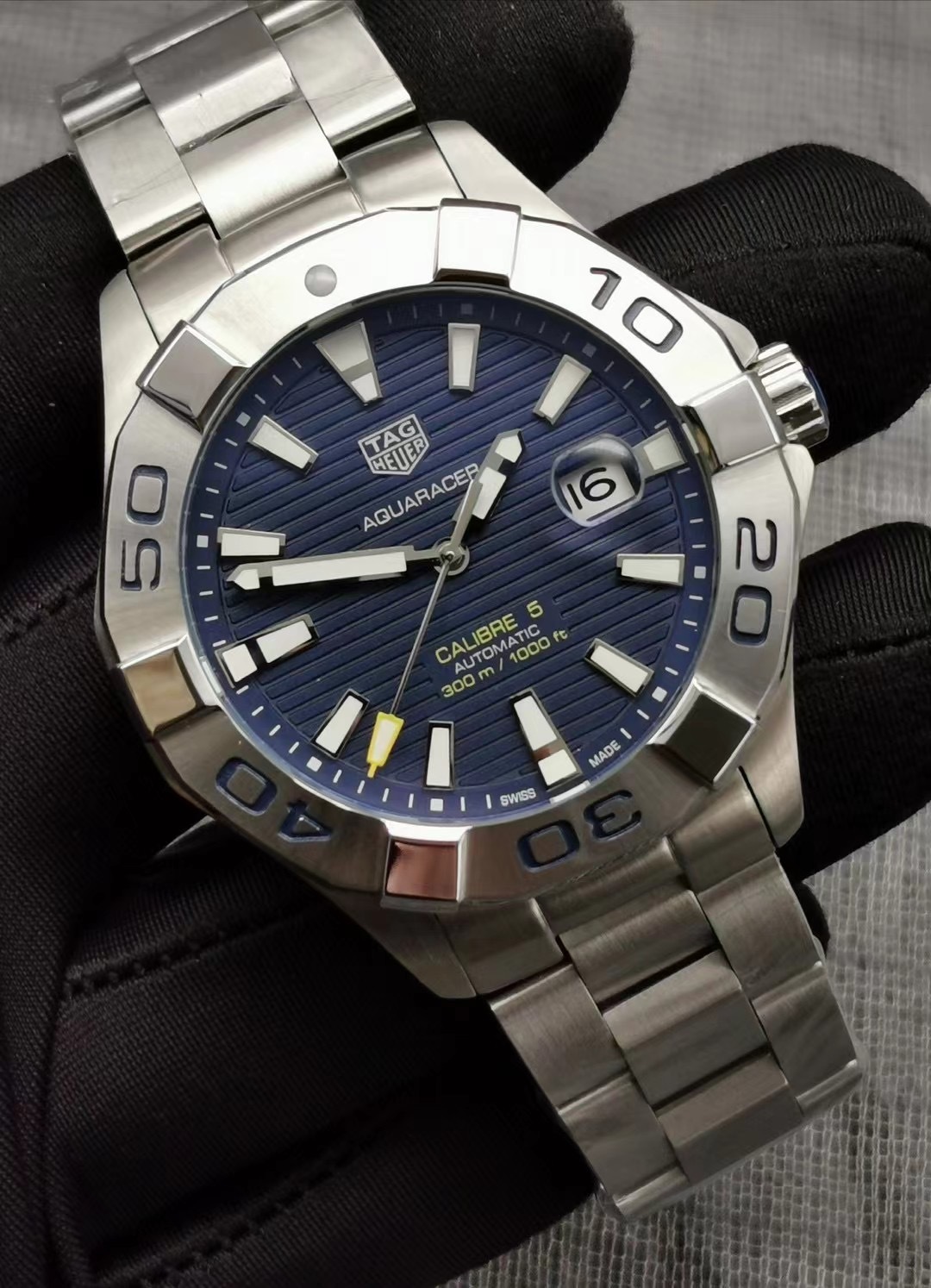 Men's Automatic Mechanical Watch 904L Stainless Steel 43mm-TAG323