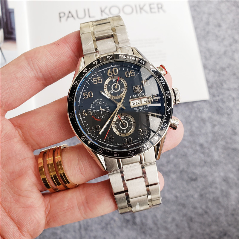 Men's Automatic Mechanical Watch 904L Stainless Steel 44mm-TAG320