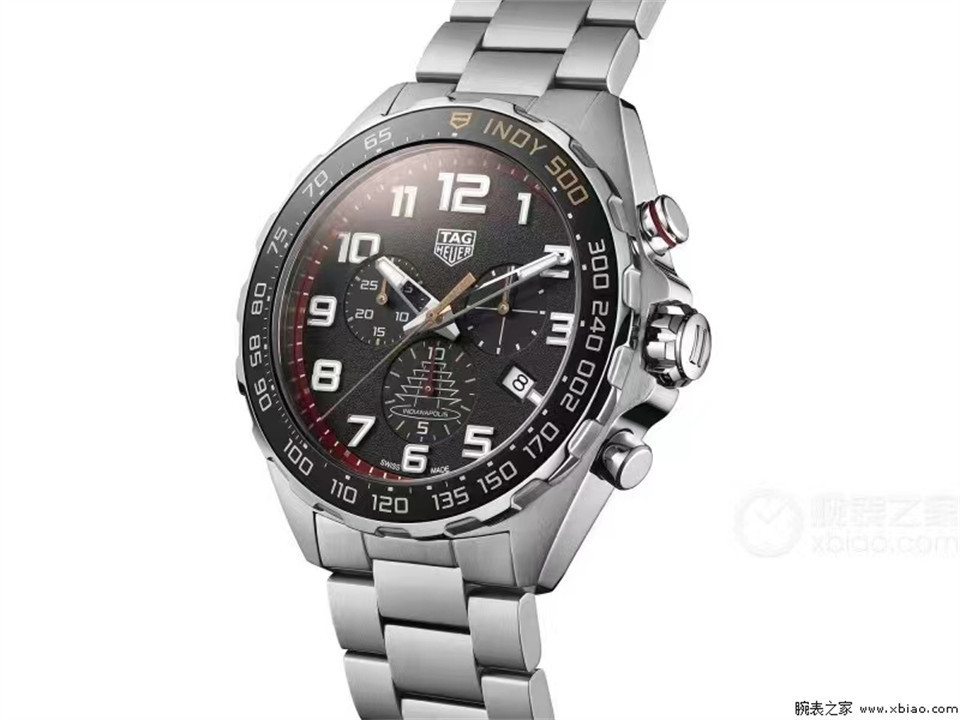 Men's Quartz Watch Chronograph 904L Stainless Steel 44mm-TAG218