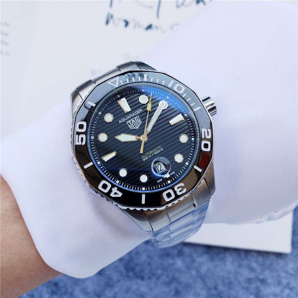Men's Automatic Mechanical Watch 904L Stainless Steel 43mm-TAG163