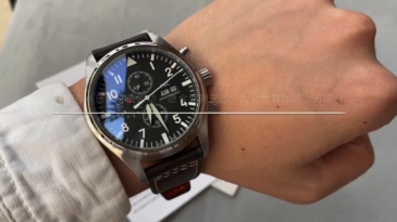 Men's Quartz Watch Chronograph 904L Stainless Steel43mm-IC30