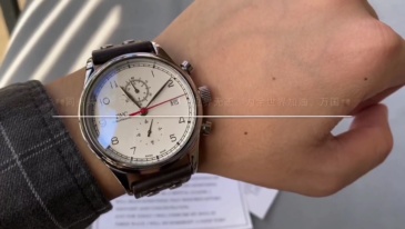Men's Quartz Watch Chronograph 904L Stainless Steel41mm-IC28