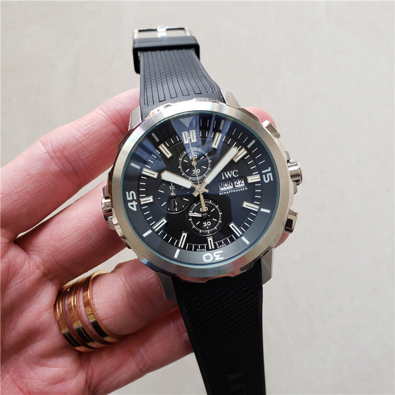 Men's Quartz Watch Chronograph 904L Stainless Steel43mm-IC24