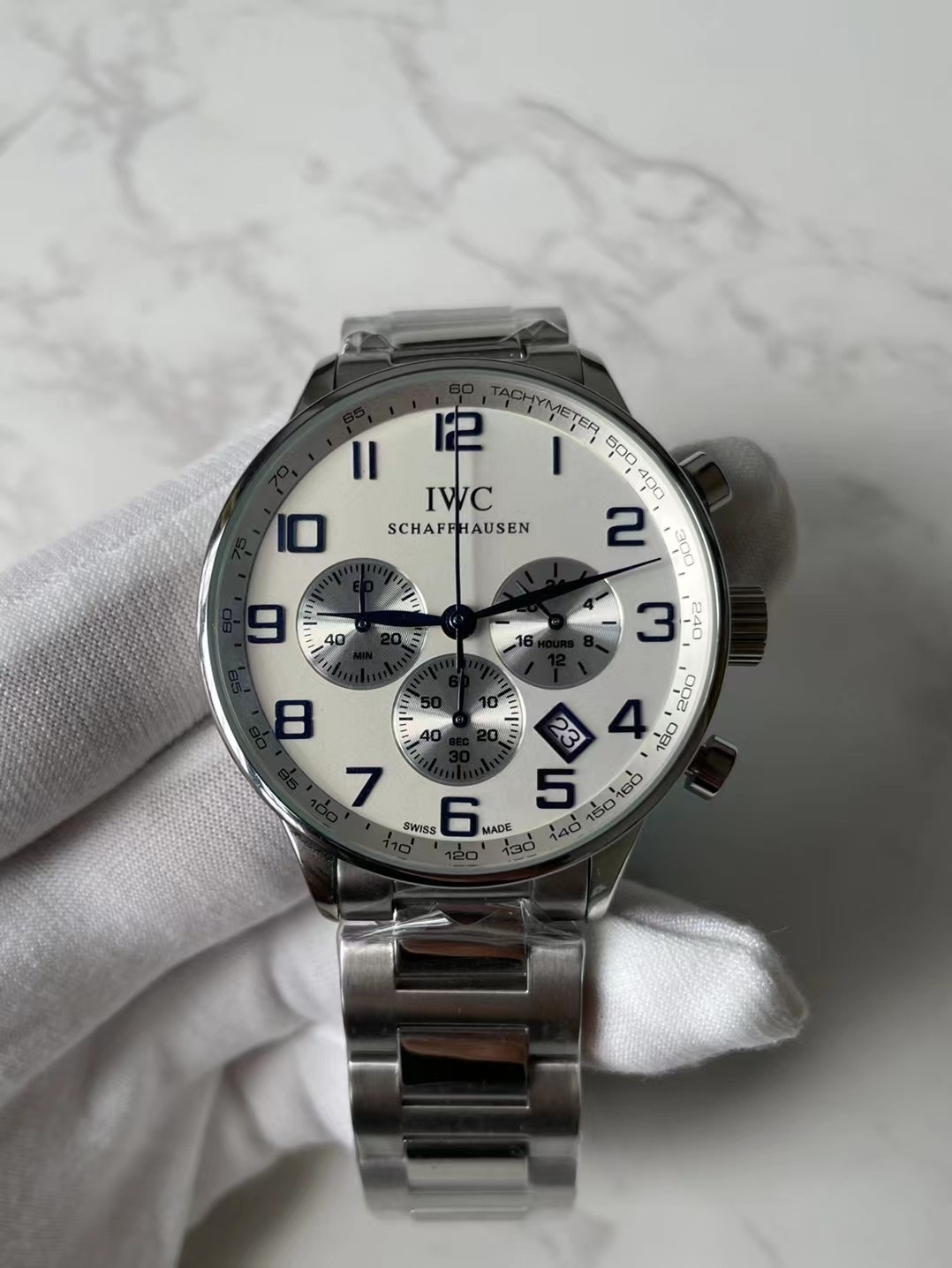 Men's Quartz Watch Chronograph 904L Stainless Steel42mm-IC42