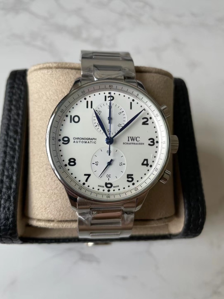 Men's Quartz Watch Chronograph 904L Stainless Steel42mm-IC41