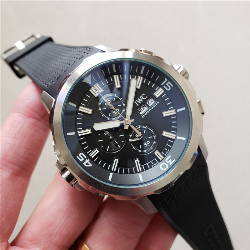 Men's Quartz Watch Chronograph 904L Stainless Steel43mm-IC24