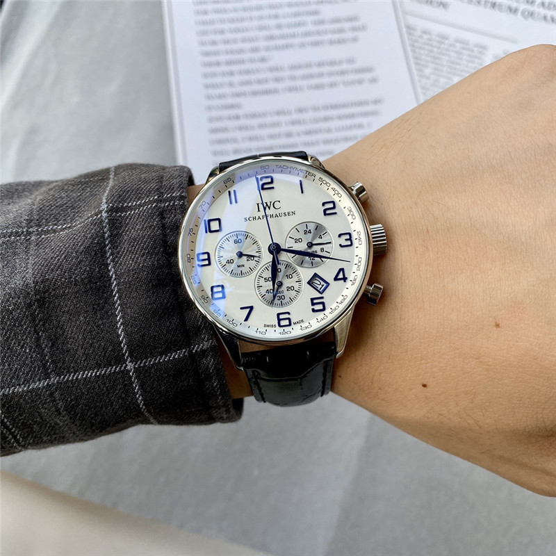 Men's Quartz Watch Chronograph 904L Stainless Steel41mm-IC27