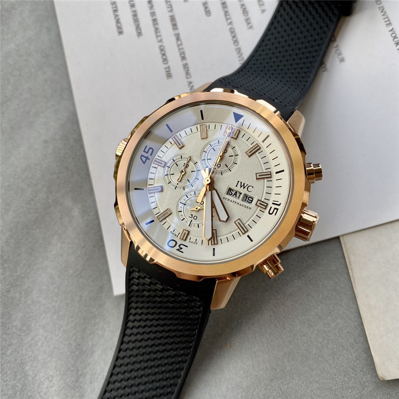 Men's Quartz Watch Chronograph 904L Stainless Steel42mm-IC38