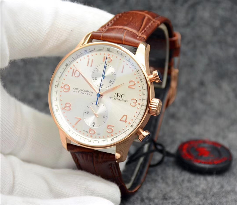 Men's Quartz Watch Chronograph 904L Stainless Steel40- 44mm-IC23