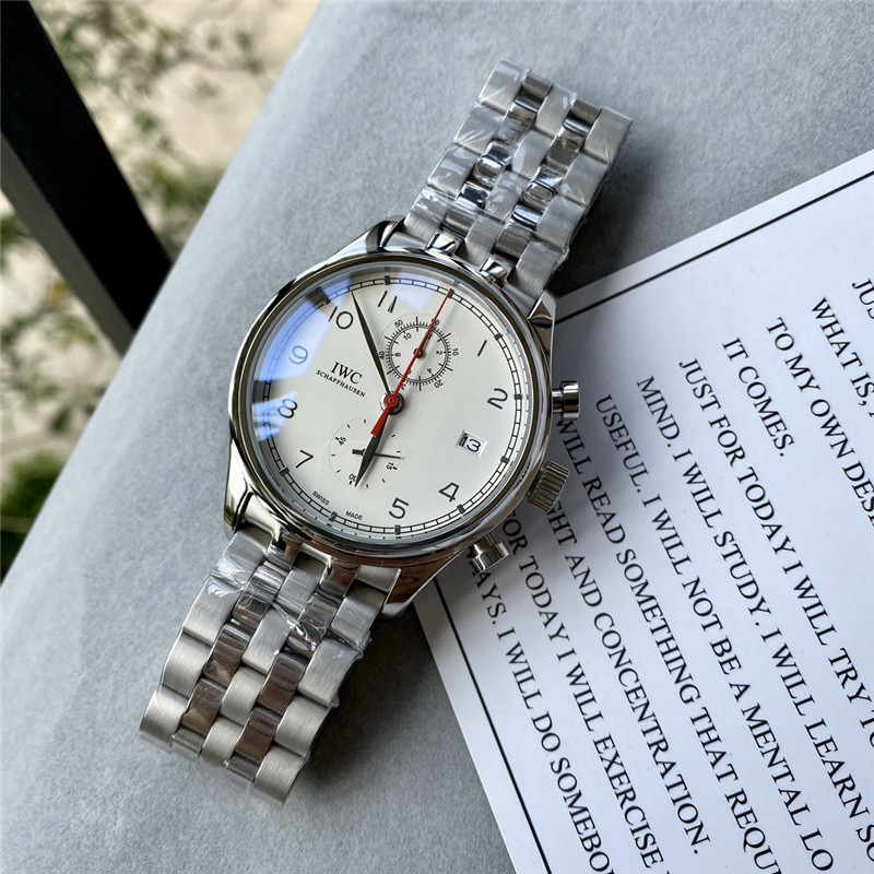 Men's Quartz Watch Chronograph 904L Stainless Steel41mm-IC28