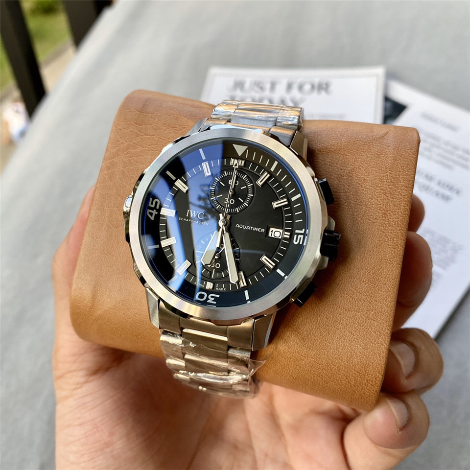Men's Quartz Watch Chronograph 904L Stainless Steel42mm-IC29